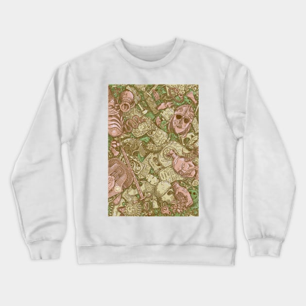 Archaeological Treasure Crewneck Sweatshirt by matjackson